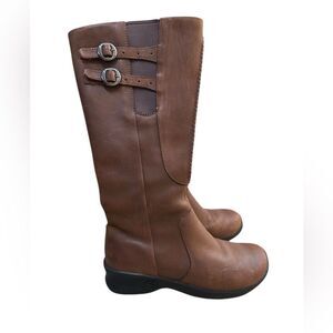 Keen Bern Baby Tall Leather Riding Boots Brown Size 6.5